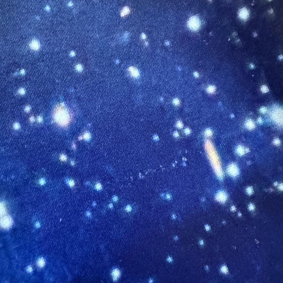 Blackmilk Galaxy Blue Long Sleeve Bodycon - Picture 3 of 3